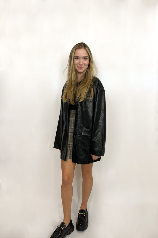 Vegan Leather Jacket