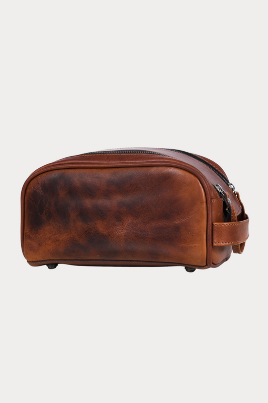 Men's Leather Toiletry Bag